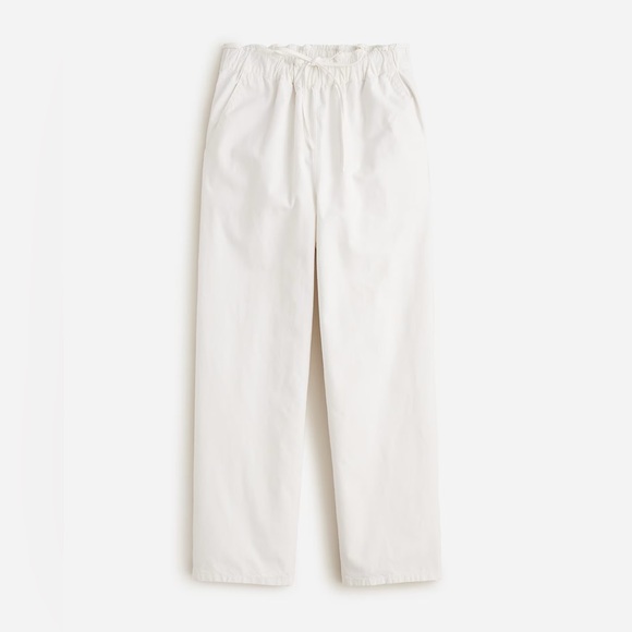 J. Crew Drawstring pant in cotton blend - Picture 1 of 1